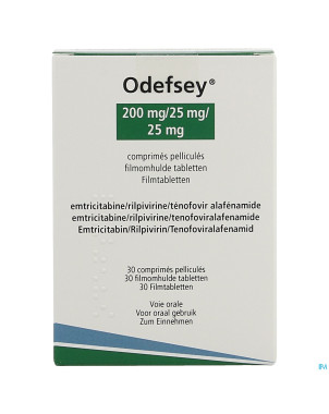 Odefsey 200mg/ 25mg/ 25mg orifarm comp pell  30