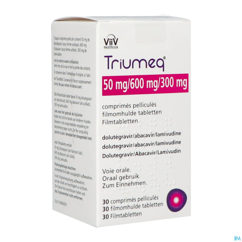Triumeq 50/600/300mg orifarm comp pell  30