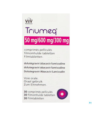 Triumeq 50/600/300mg orifarm comp pell  30