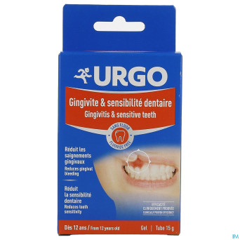Urgo gingivite&sensibilite dentaire gel  tube 15ml