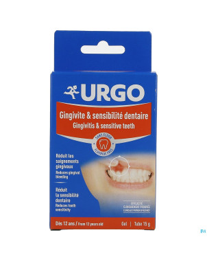 Urgo gingivite&sensibilite dentaire gel  tube 15ml