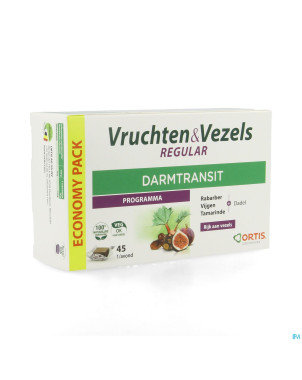 Ortis fruits & fibres regular ecopack cube 45