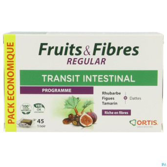 Ortis fruits & fibres regular ecopack cube 45
