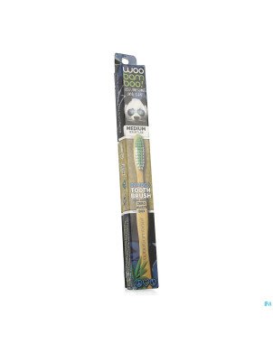 Woobamboo brosse dents biodegrad. adulte medium
