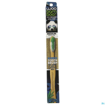 Woobamboo brosse dents biodegrad. adulte medium