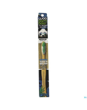 Woobamboo brosse dents biodegrad. adulte medium