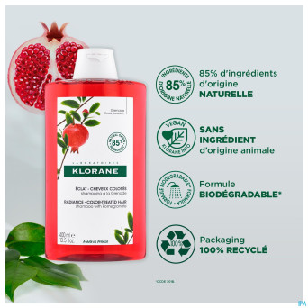 Klorane capil. sh grenade 400ml