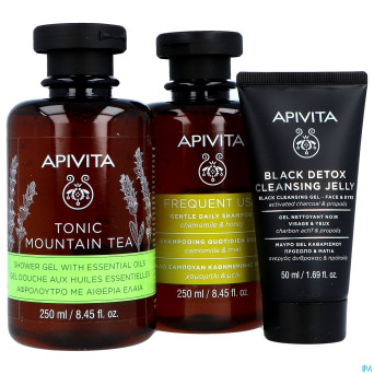 Apivita nature greetings fl 2x250ml + tube 50ml