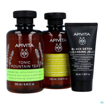 Apivita nature greetings fl 2x250ml + tube 50ml