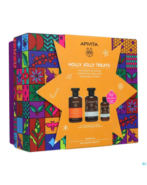 Apivita holly jolly treats fl 2x250ml + fl 75ml