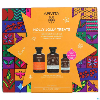 Apivita holly jolly treats fl 2x250ml + fl 75ml