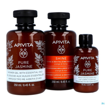 Apivita holly jolly treats fl 2x250ml + fl 75ml