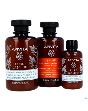Apivita holly jolly treats fl 2x250ml + fl 75ml
