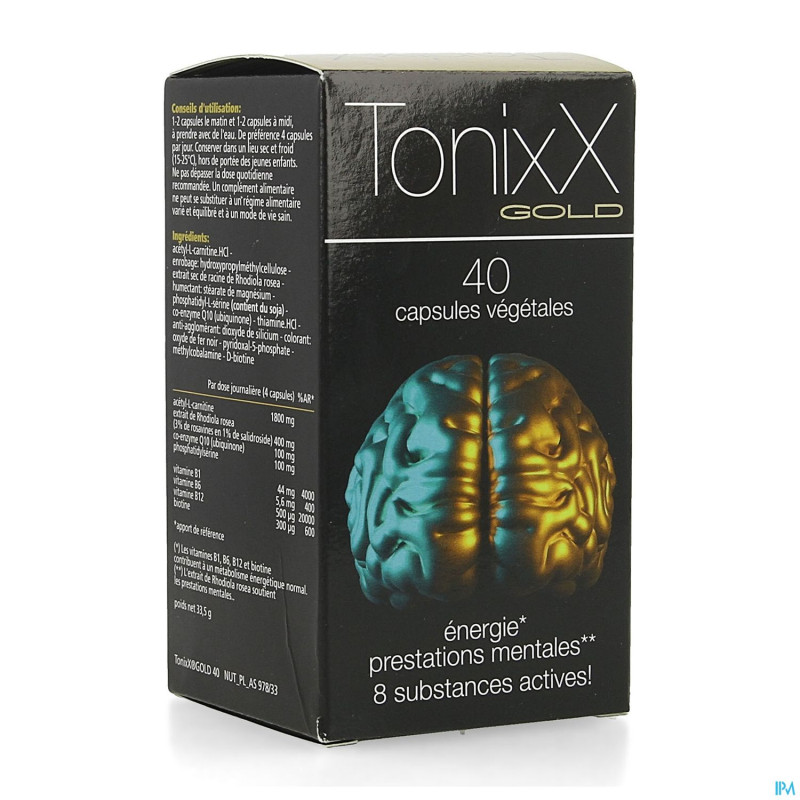 Tonixx gold    caps 40