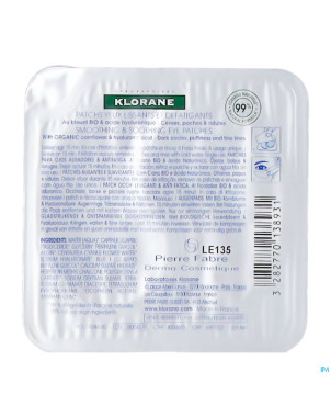 Klorane visage bleuet patchs defatig. express 1x2