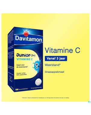 Davitamon junior vitamine c 100