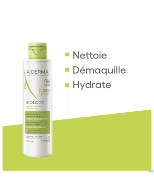 Aderma biology eau micellaire dermatologique 200ml