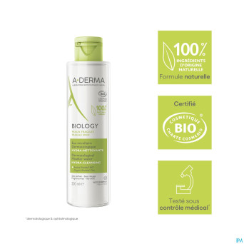 Aderma biology eau micellaire dermatologique 200ml