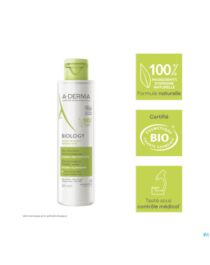 Aderma biology eau micellaire dermatologique 200ml