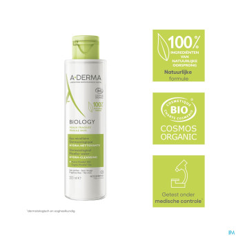 Aderma biology eau micellaire dermatologique 200ml