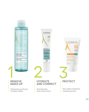 Aderma biology eau micellaire dermatologique 400ml