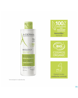 Aderma biology eau micellaire dermatologique 400ml