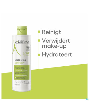 Aderma biology eau micellaire dermatologique 400ml