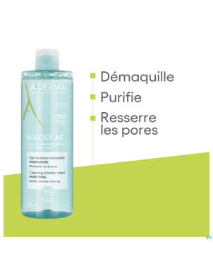 Aderma biology eau micellaire dermatologique 400ml