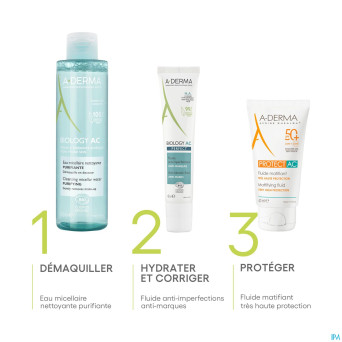 Aderma biology eau micellaire dermatologique 400ml