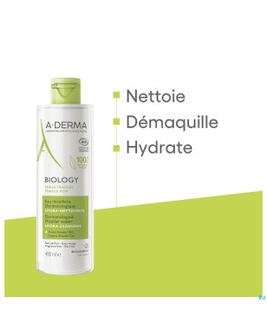 Aderma biology eau micellaire dermatologique 400ml