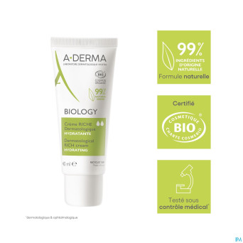 Aderma biology creme riche dermatologique    40ml