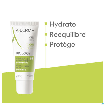 Aderma biology creme riche dermatologique    40ml
