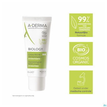 Aderma biology creme riche dermatologique    40ml
