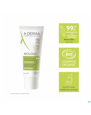 Aderma biology creme riche dermatologique    40ml