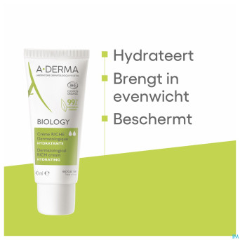 Aderma biology creme riche dermatologique    40ml