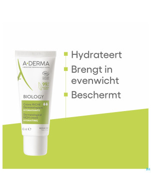 Aderma biology creme riche dermatologique    40ml
