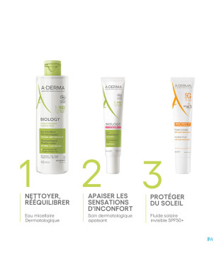 Aderma biology soin dermatologique apaisant   40ml