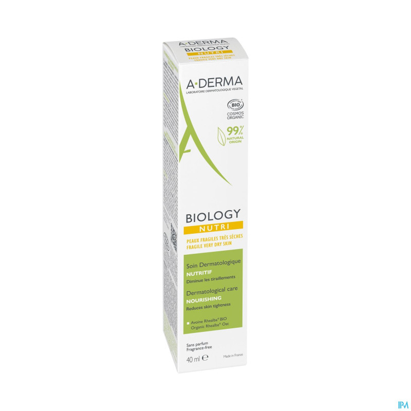 Aderma biology soin dermatologique nutritif   40ml