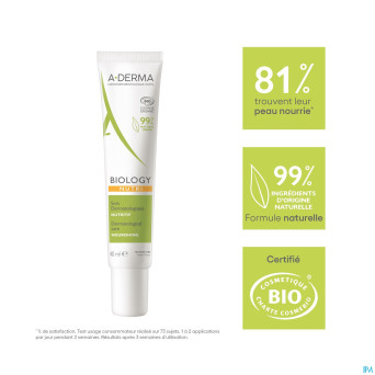 Aderma biology soin dermatologique nutritif   40ml