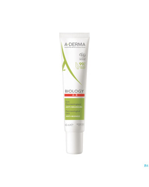 Aderma biology soin dermatologique a/rougeurs 40ml
