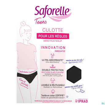 Saforelle culotte ultra absorbante 1e regles   14a