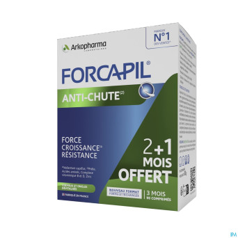 Forcapil pack decouverte caps 2x60+sh 200ml grat.