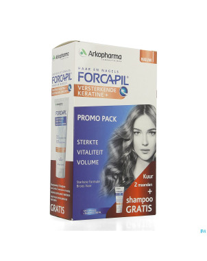Forcapil pack decouverte caps 2x60+sh 200ml grat.
