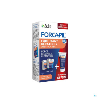 Forcapil pack decouverte caps 2x60+sh 200ml grat.