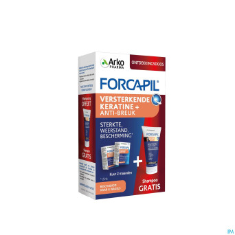 Forcapil pack decouverte caps 2x60+sh 200ml grat.