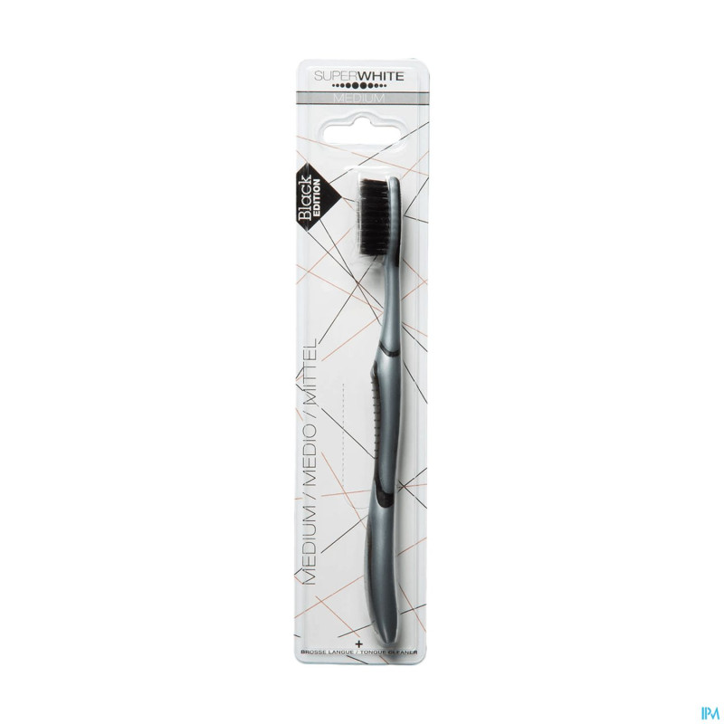 Superwhite brosse dents black edition souple