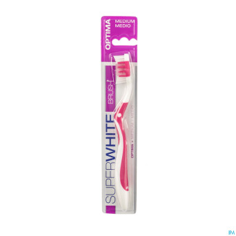 Superwhite brosse dents optima medium