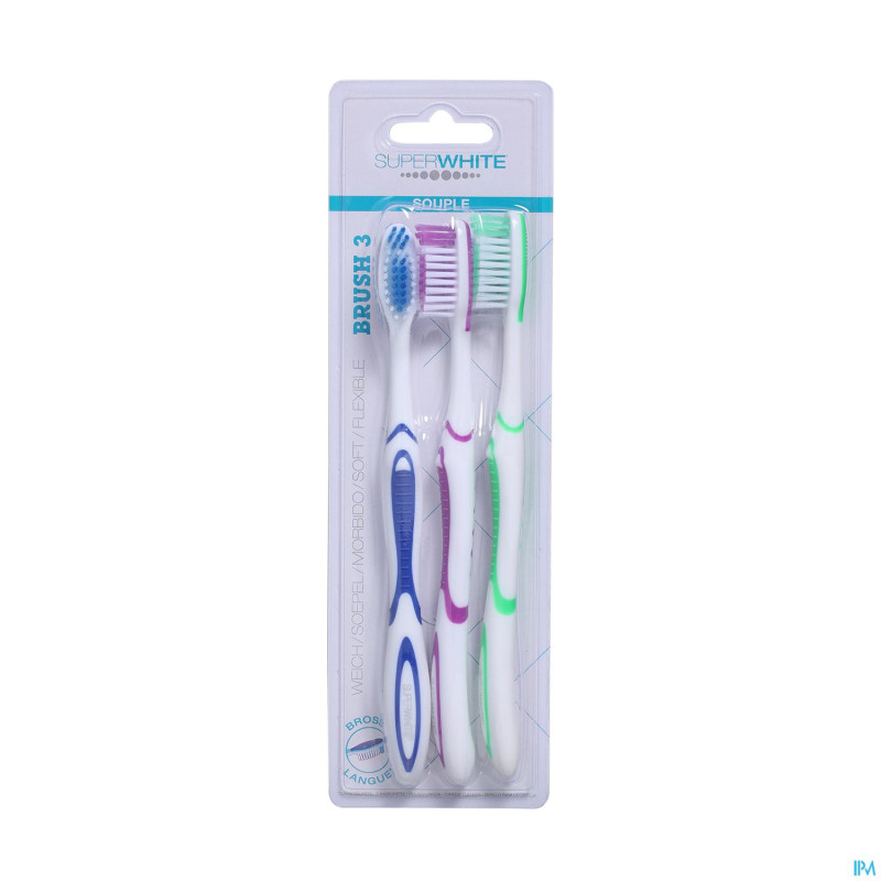 Superwhite brosse dents souple    3