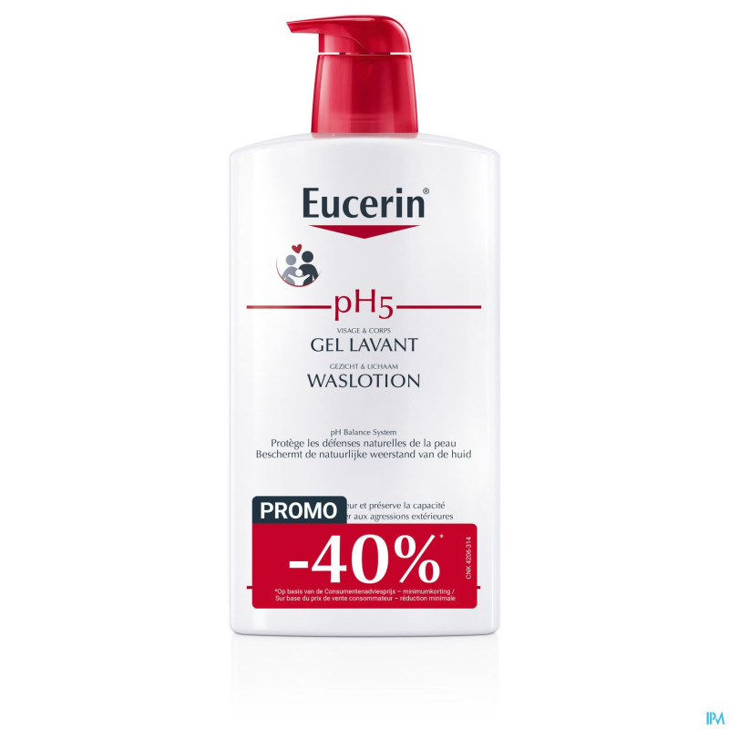 Eucerin ph5 gel lavant 1l    promo -40%
