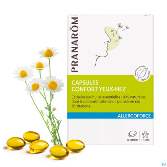Allergoforce confort yeux nez bio    caps 30